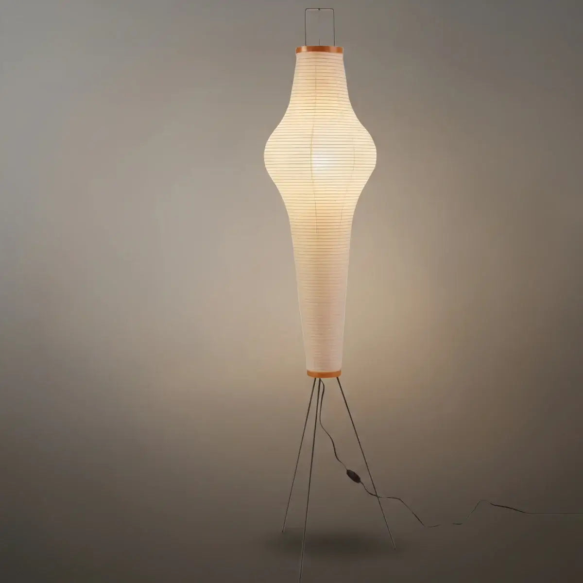 Japanese Floor Lamp – Mulberry Paper Lantern Light